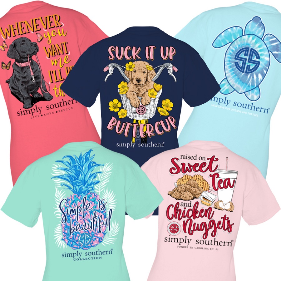 Simply Southern Youth T-shirts Girls