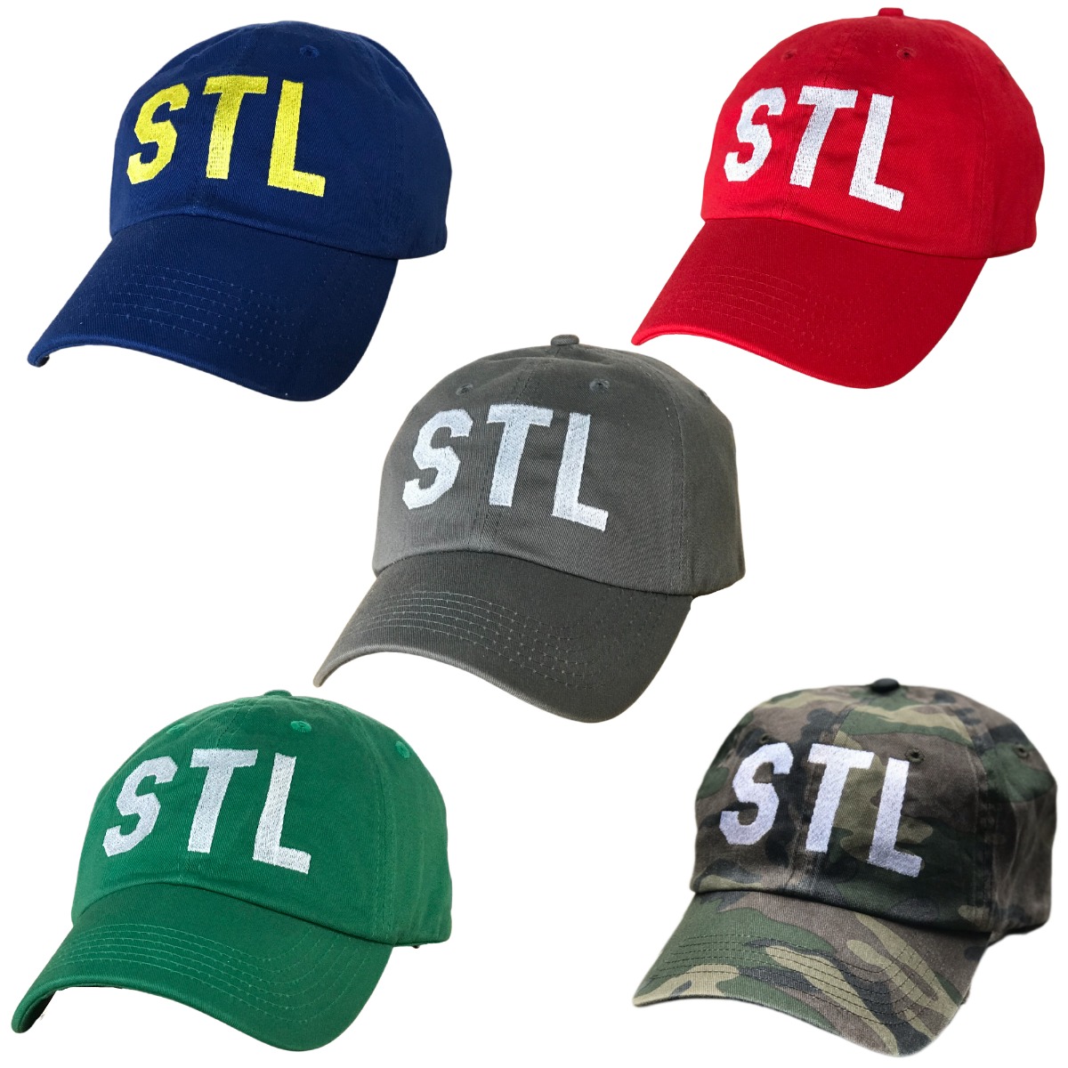 STL St. Louis Airport Code Baseball Hats