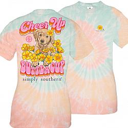 Simply Southern Cheer Up Buttercup Tie Dye T Shirt