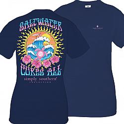 Simply Southern Saltwater Cures All Short Sleeve T Shirt