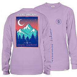 Simply Southern Be Still and Know Mountains Long Sleeve Tee