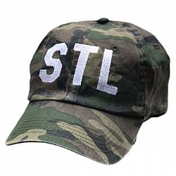 Camo STL St. Louis Airport Code Baseball Hat