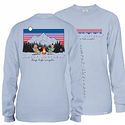 Simply Southern Camp Dog Mountains Long Sleeve T-shirt