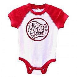There's No Crying in Baseball Creeper Bodysuit Infant