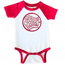 There's No Crying in Baseball Creeper Bodysuit Infant