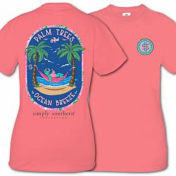 Simply Southern Youth Beach Turtle Hammock T Shirt